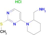 C-[1-(2-Methylsulfanyl-pyrimidin-4-yl)-piperidin-2-yl]-methylamine hydrochloride