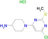 1-(6-Chloro-2-methylsulfanyl-pyrimidin-4-yl)-piperidin-4-ylamine hydrochloride