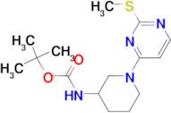 [1-(2-Methylsulfanyl-pyrimidin-4-yl)-piperidin-3-yl]-carbamic acid tert-butyl ester