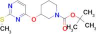 3-(2-Methylsulfanyl-pyrimidin-4-yloxy)-piperidine-1-carboxylic acid tert-butyl ester