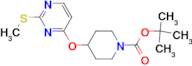 4-(2-Methylsulfanyl-pyrimidin-4-yloxy)-piperidine-1-carboxylic acid tert-butyl ester