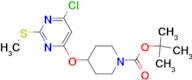 4-(6-Chloro-2-methylsulfanyl-pyrimidin-4-yloxy)-piperidine-1-carboxylic acid tert-butyl ester