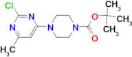 4-(2-Chloro-6-methyl-pyrimidin-4-yl)-piperazine-1-carboxylic acid tert-butyl ester