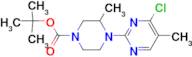 4-(4-Chloro-5-methyl-pyrimidin-2-yl)-3-methyl-piperazine-1-carboxylic acid tert-butyl ester
