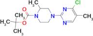 4-(4-Chloro-5-methyl-pyrimidin-2-yl)-2-methyl-piperazine-1-carboxylic acid tert-butyl ester