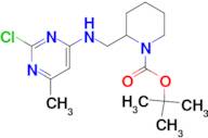 2-[(2-Chloro-6-methyl-pyrimidin-4-ylamino)-methyl]-piperidine-1-carboxylic acid tert-butyl ester