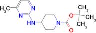 4-(4-Methyl-pyrimidin-2-ylamino)-piperidine-1-carboxylic acid tert-butyl ester