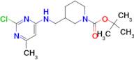 3-[(2-Chloro-6-methyl-pyrimidin-4-ylamino)-methyl]-piperidine-1-carboxylic acid tert-butyl ester