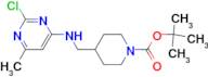 4-[(2-Chloro-6-methyl-pyrimidin-4-ylamino)-methyl]-piperidine-1-carboxylic acid tert-butyl ester