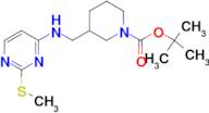 3-[(2-Methylsulfanyl-pyrimidin-4-ylamino)-methyl]-piperidine-1-carboxylic acid tert-butyl ester