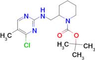 2-[(4-Chloro-5-methyl-pyrimidin-2-ylamino)-methyl]-piperidine-1-carboxylic acid tert-butyl ester