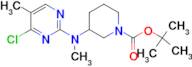 3-[(4-Chloro-5-methyl-pyrimidin-2-yl)-methyl-amino]-piperidine-1-carboxylic acid tert-butyl ester