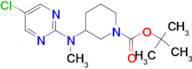 3-[(5-Chloro-pyrimidin-2-yl)-methyl-amino]-piperidine-1-carboxylic acid tert-butyl ester