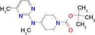 4-[Methyl-(4-methyl-pyrimidin-2-yl)-amino]-piperidine-1-carboxylic acid tert-butyl ester