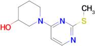 1-(2-Methylsulfanyl-pyrimidin-4-yl)-piperidin-3-ol