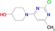 1-(2-Chloro-6-methyl-pyrimidin-4-yl)-piperidin-4-ol