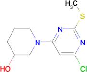 1-(6-Chloro-2-methylsulfanyl-pyrimidin-4-yl)-piperidin-3-ol