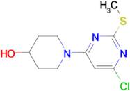 1-(6-Chloro-2-methylsulfanyl-pyrimidin-4-yl)-piperidin-4-ol