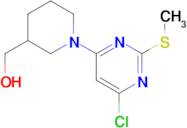 [1-(6-Chloro-2-methylsulfanyl-pyrimidin-4-yl)-piperidin-3-yl]-methanol