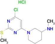 [1-(6-Chloro-2-methylsulfanyl-pyrimidin-4-yl)-piperidin-3-yl]-methyl-amine hydrochloride