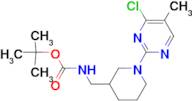 [1-(4-Chloro-5-methyl-pyrimidin-2-yl)-piperidin-3-ylmethyl]-carbamic acid tert-butyl ester