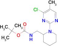 [1-(4-Chloro-5-methyl-pyrimidin-2-yl)-piperidin-2-ylmethyl]-carbamic acid tert-butyl ester
