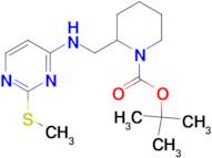 2-[(2-Methylsulfanyl-pyrimidin-4-ylamino)-methyl]-piperidine-1-carboxylic acid tert-butyl ester