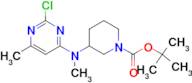 3-[(2-Chloro-6-methyl-pyrimidin-4-yl)-methyl-amino]-piperidine-1-carboxylic acid tert-butyl ester