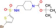 4-[(5-Bromo-thiophene-2-sulfonylamino)-methyl]-piperidine-1-carboxylic acid tert-butyl ester
