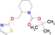 2-(Thiazol-2-yloxymethyl)-piperidine-1-carboxylic acid tert-butyl ester