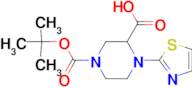 4-Thiazol-2-yl-piperazine-1,3-dicarboxylic acid 1-tert-butyl ester