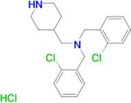 Bis-(2-chloro-benzyl)-piperidin-4-ylmethyl-amine hydrochloride