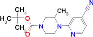 4-(4-Cyano-pyridin-2-yl)-3-methyl-piperazine-1-carboxylic acid tert-butyl ester
