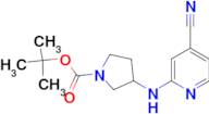 3-(4-Cyano-pyridin-2-ylamino)-pyrrolidine-1-carboxylic acid tert-butyl ester