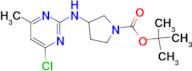 3-(4-Chloro-6-methyl-pyrimidin-2-ylamino)-pyrrolidine-1-carboxylic acid tert-butyl ester