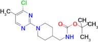 [1-(4-Chloro-5-methyl-pyrimidin-2-yl)-piperidin-4-ylmethyl]-carbamic acid tert-butyl ester