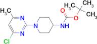 [1-(4-Chloro-6-methyl-pyrimidin-2-yl)-piperidin-4-yl]-carbamic acid tert-butyl ester