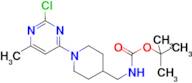 [1-(2-Chloro-6-methyl-pyrimidin-4-yl)-piperidin-4-ylmethyl]-carbamic acid tert-butyl ester