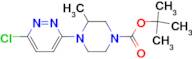 4-(6-Chloro-pyridazin-3-yl)-3-methyl-piperazine-1-carboxylic acid tert-butyl ester