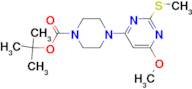 4-(6-Methoxy-2-methylsulfanyl-pyrimidin-4-yl)-piperazine-1-carboxylic acid tert-butyl ester