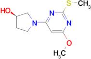 (R)-1-(6-Methoxy-2-methylsulfanyl-pyrimidin-4-yl)-pyrrolidin-3-ol