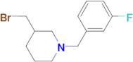 3-Bromomethyl-1-(3-fluoro-benzyl)-piperidine