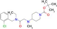 4-({[(2-Chloro-benzyl)-ethyl-carbamoyl]-methyl}-methyl-amino)-piperidine-1-carboxylic acid tert-...