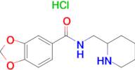 Benzo[1,3]dioxole-5-carboxylic acid (piperidin-2-ylmethyl)-amide hydrochloride