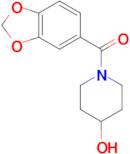 Benzo[1,3]dioxol-5-yl-(4-hydroxy-piperidin-1-yl)-methanone