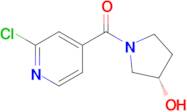 (2-Chloro-pyridin-4-yl)-((S)-3-hydroxy-pyrrolidin-1-yl)-methanone