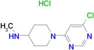 [1-(6-Chloro-pyrimidin-4-yl)-piperidin-4-yl]-methyl-amine hydrochloride