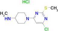 [1-(6-Chloro-2-methylsulfanyl-pyrimidin-4-yl)-piperidin-4-yl]-methyl-amine hydrochloride
