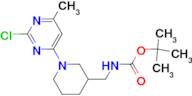 [1-(2-Chloro-6-methyl-pyrimidin-4-yl)-piperidin-3-ylmethyl]-carbamic acid tert-butyl ester