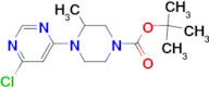 4-(6-Chloro-pyrimidin-4-yl)-3-methyl-piperazine-1-carboxylic acid tert-butyl ester